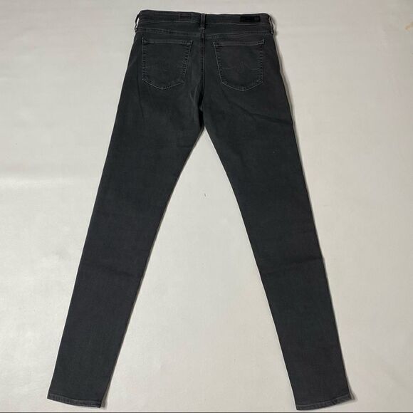 Adriano Goldschmeid | Gray Denim High Rise Farrah Skinny Jeans - Picture 6 of 8